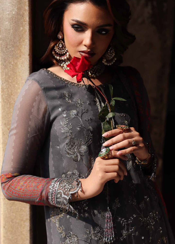 Vasal by Charizma Unstitched Luxury Chiffon Embroidered Suits 3 Piece CRZ25LC VSL25-41 - Festive Collection