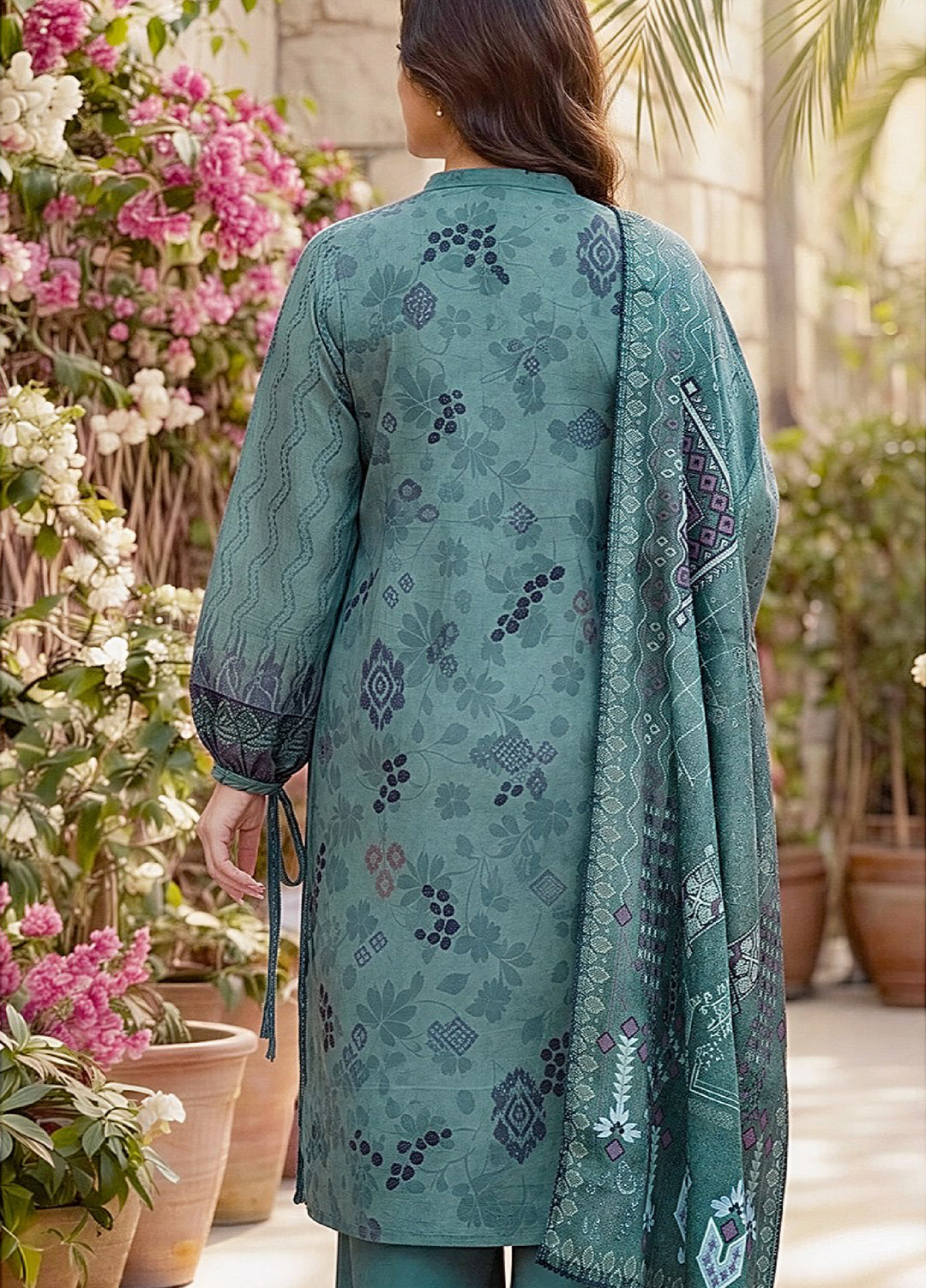 Zync by Florent Unstitched Printed Lawn 3 Piece Suit FL26UZPL FZ-07 - Summer Collection