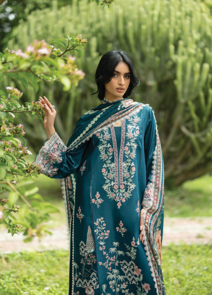 Zainab Chottani Unstitched Embroidered Lawn 3 Piece Suit ZC26ULE Faye 01 - Eid Collection