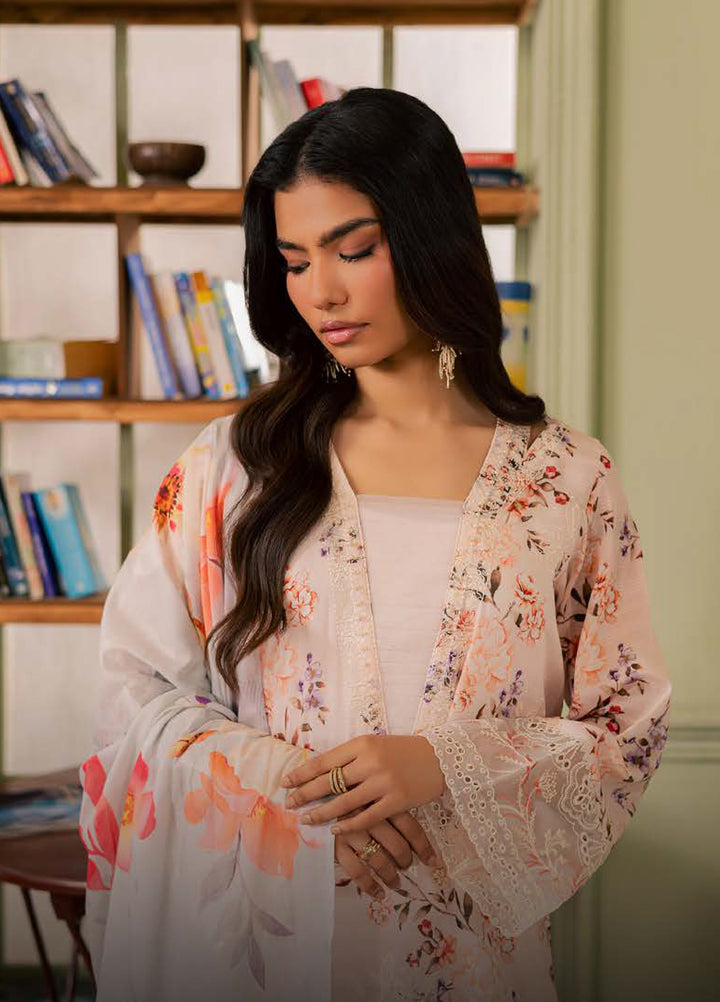 Daria by Riaz Arts Unstitched Embroidered Lawn 3 Piece Suit DA26UCT DA-61 - Summer Collection