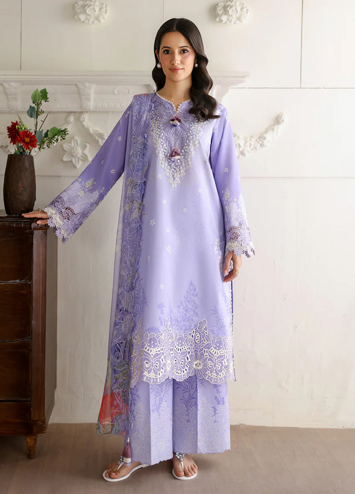 Sunlit Tales by Roheenaz Unstitched Embroidered Lawn 3 Piece Suit RN26ULS Bloomray RUNSS260709 - Lawn Collection