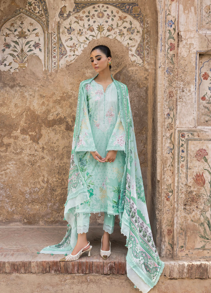 The Flora by Gul Ahmed Unstitched Printed Lawn 3 Piece Suit GA26ULF BM62060 - Casual Collection