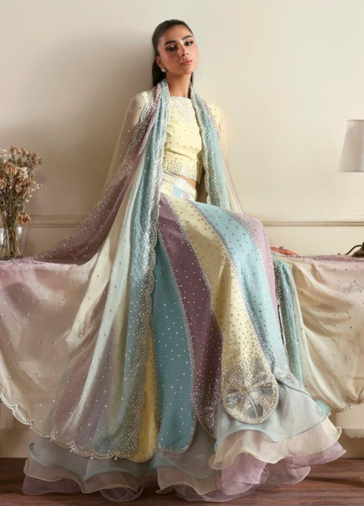 Sirayya by Zarif Unstitched Embroidered Chiffon 3 Piece Suit ZR26US Sonal 01 - Festive Collection