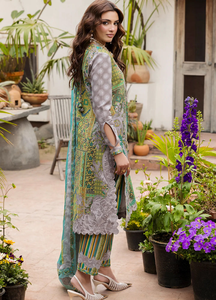 Andaaz by Charizma Unstitched Embroidered Lawn 3 Piece Suit CHR26UAL CAD6-06 - Summer Collection