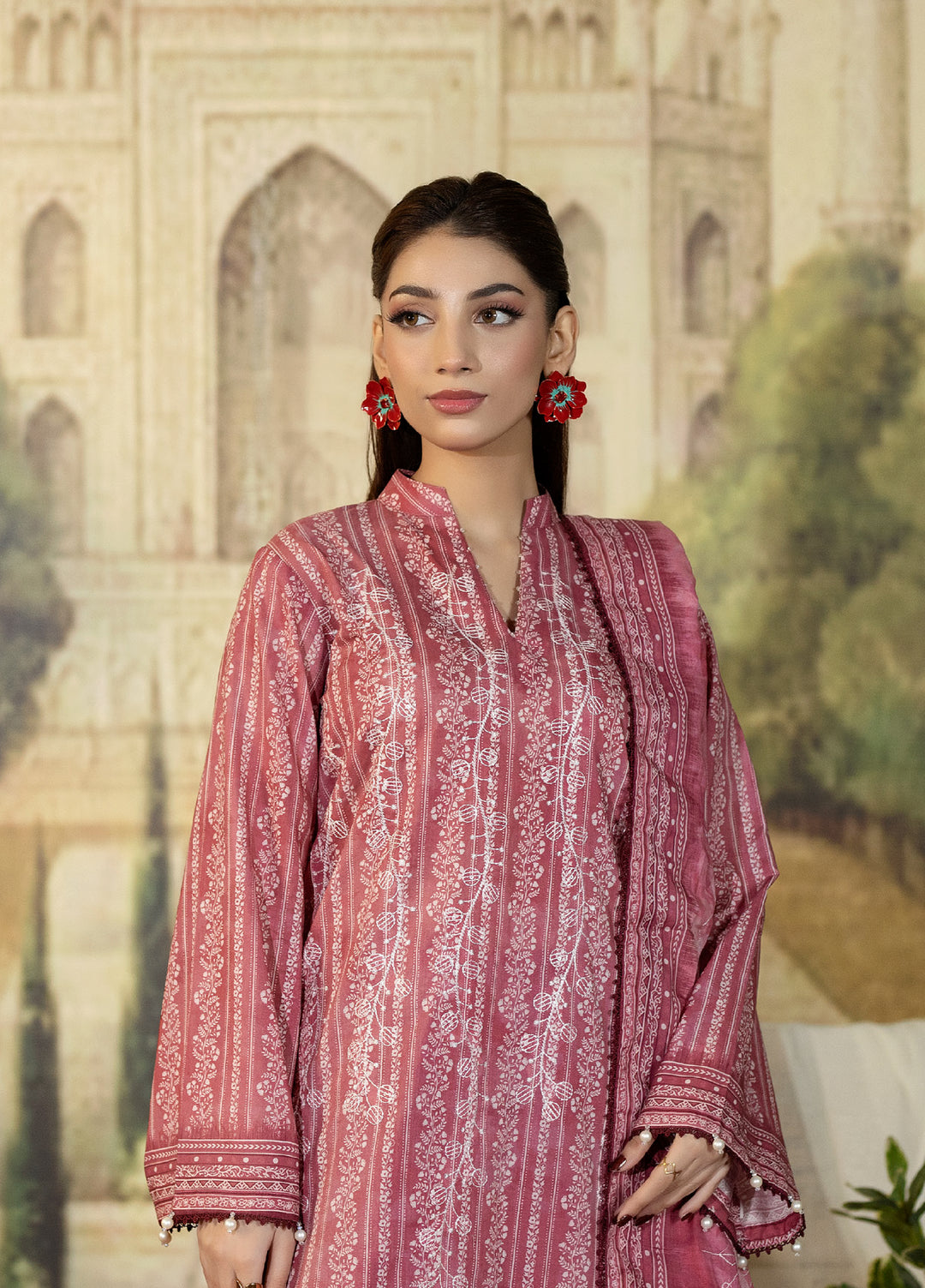 Regalia Textile Unstitched Embroidered Lawn 3 Piece Suit RG26EUS D-5 - Summer Collection
