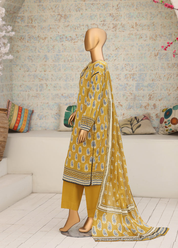 Nayab by HZ Textiles Unstitched Printed Cotton Lawn 3 Piece Suit HZ28UN NPC-06 - Casual Collection