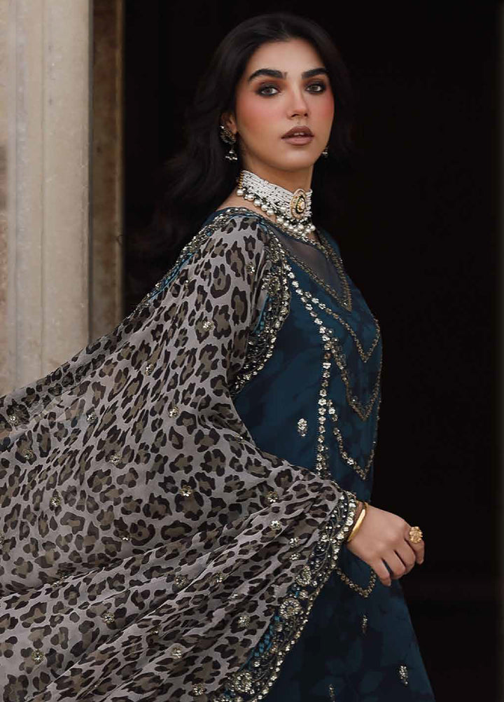 Vasal by Charizma Unstitched Luxury Chiffon Embroidered Suits 3 Piece CRZ25LC VSL25-43 - Festive Collection