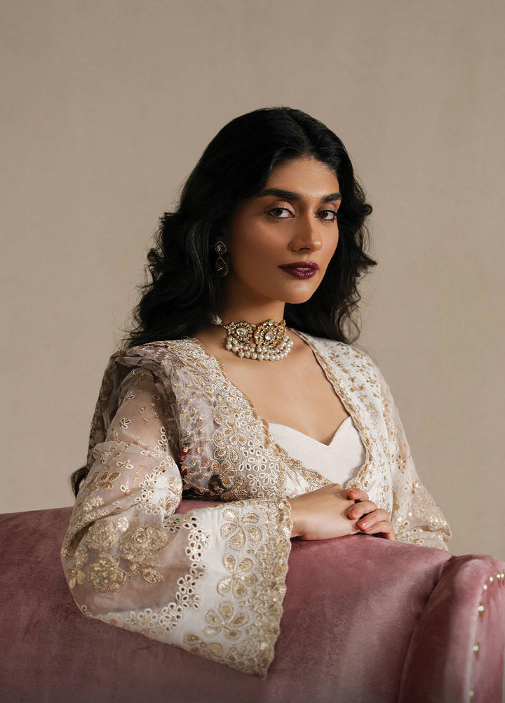 Qurbat by Ayzel Unstitched Embroidered Silk 3 Piece Suit AAF26UQ D-8 Riwaayat - Festive Collection