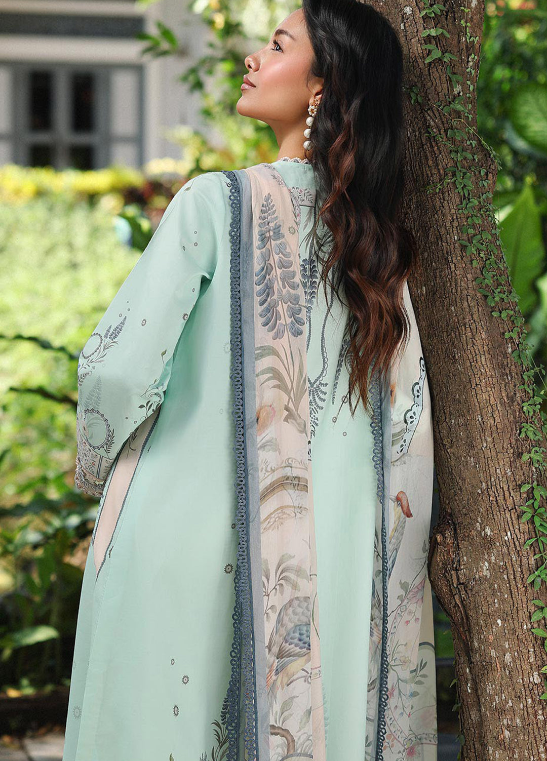 Q Prints by Qalamkar Unstitched Lawn Printed 3 Piece Suit QLK26QP Slona - Summer Collection