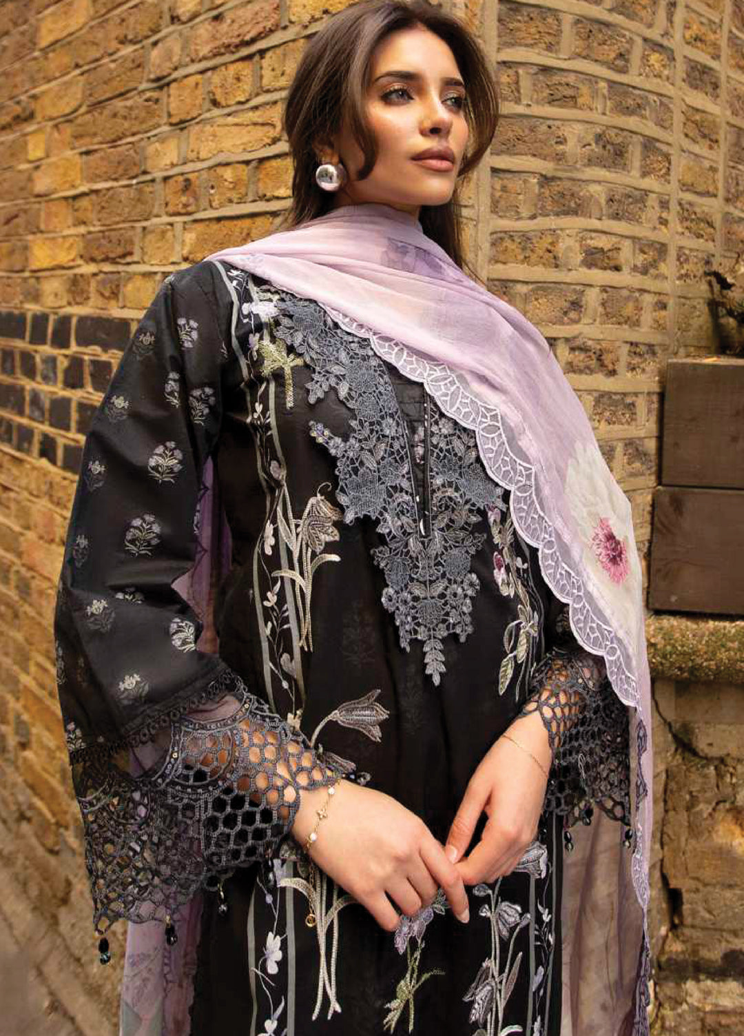 Sunshine Bloom by Al Zohaib Unstitched Embroidered Lawn 3 Piece Suit AZ26USL D3 - Summer Collection