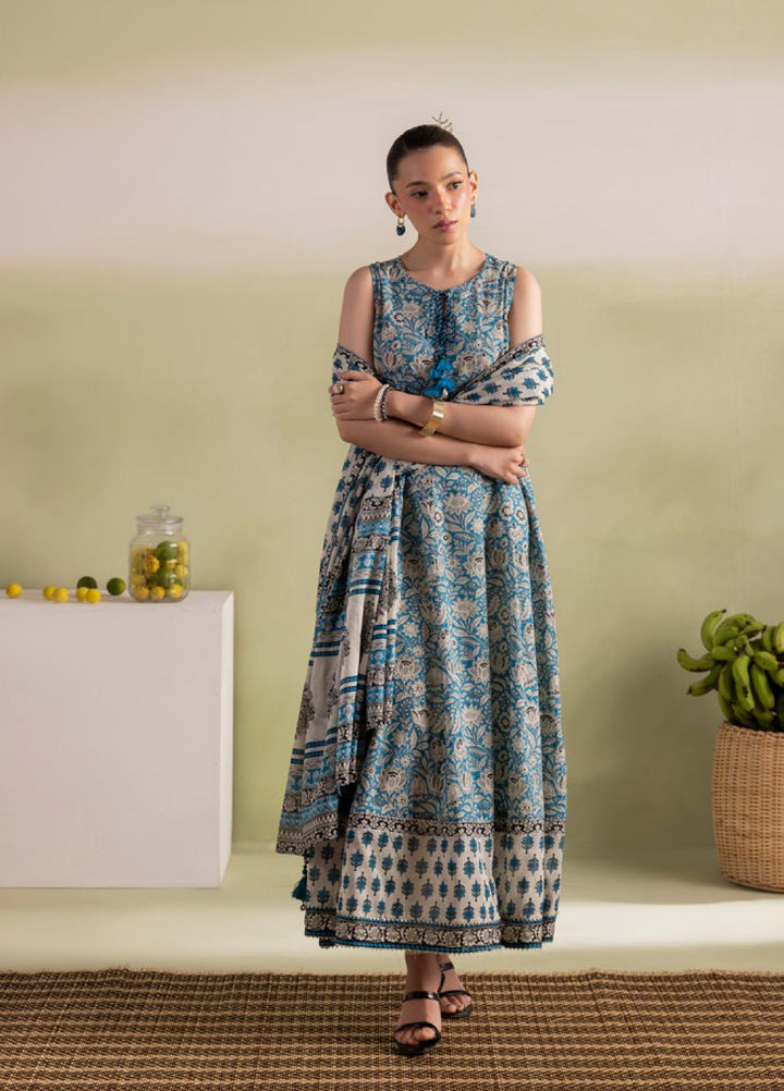 Bagheecha by Gul Ahmed Unstitched Printed Lawn 3 Piece Suit GA26ULB CL62448 - Casual Collection