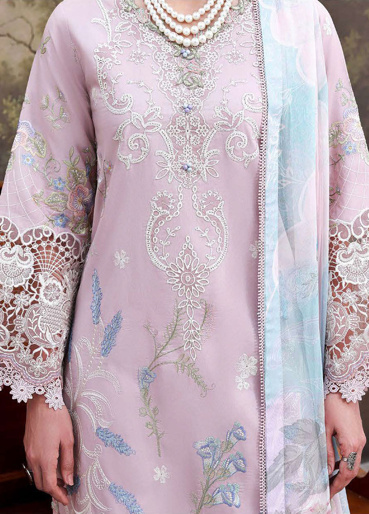 Floral Reverie by Roheenaz Unstitched Embroidered Lawn 3 Piece Suit RN26UFRL PETAL BLOOM - Festive Collection