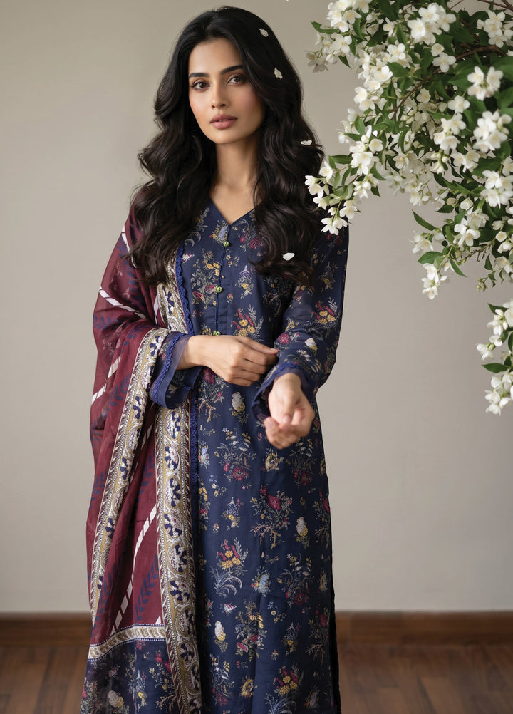 Salina by Regalia Textiles Unstitched Printed Lawn 3 Piece Suit RG26USI D-1 - Casual Collection