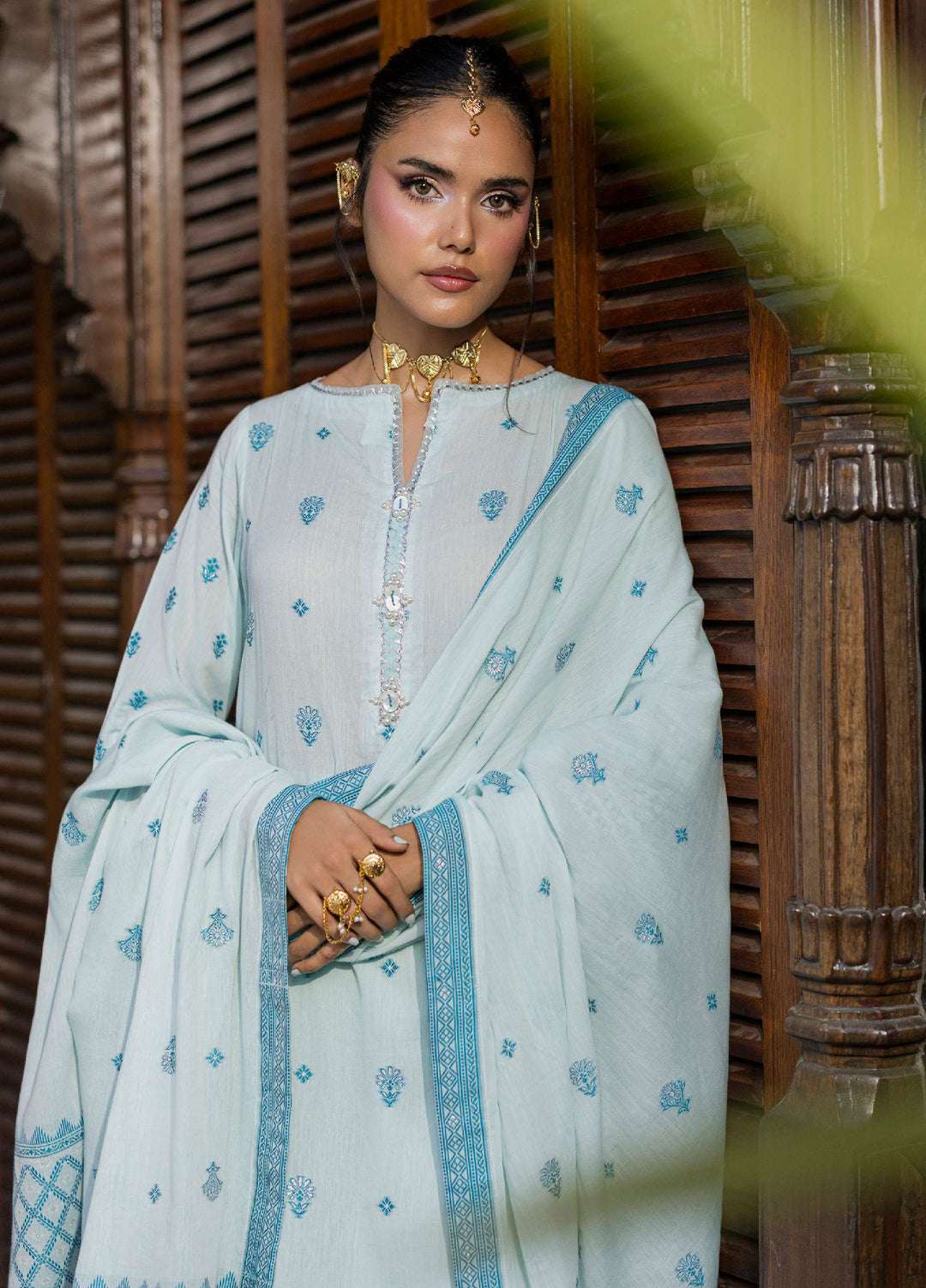Zellbury Unstitched Printed Jacquard 3 Piece Suit ZB26UC WUS26X30987 - Casual Collection