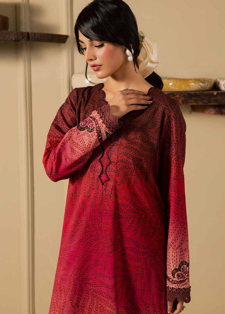 Ballerina by Nureh Unstitched Printed Chikankari Lawn 3 Piece Suit NU26UBL NU2-198 - Summer Collection