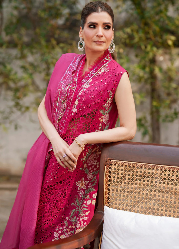 Versa by Asifa and Nabeel Unstitched Embroidered Lawn 3 Piece Suit AN26UVL VUL26-07 Ethereal Echo - Festive Collection