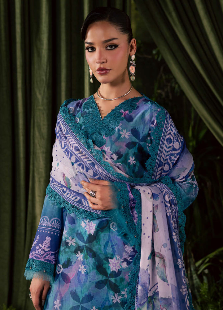 Daily Delight by Nureh Unstitched Embroidered Lawn 3 Piece Suit NU26UDDL DD-29 - Summer Collection