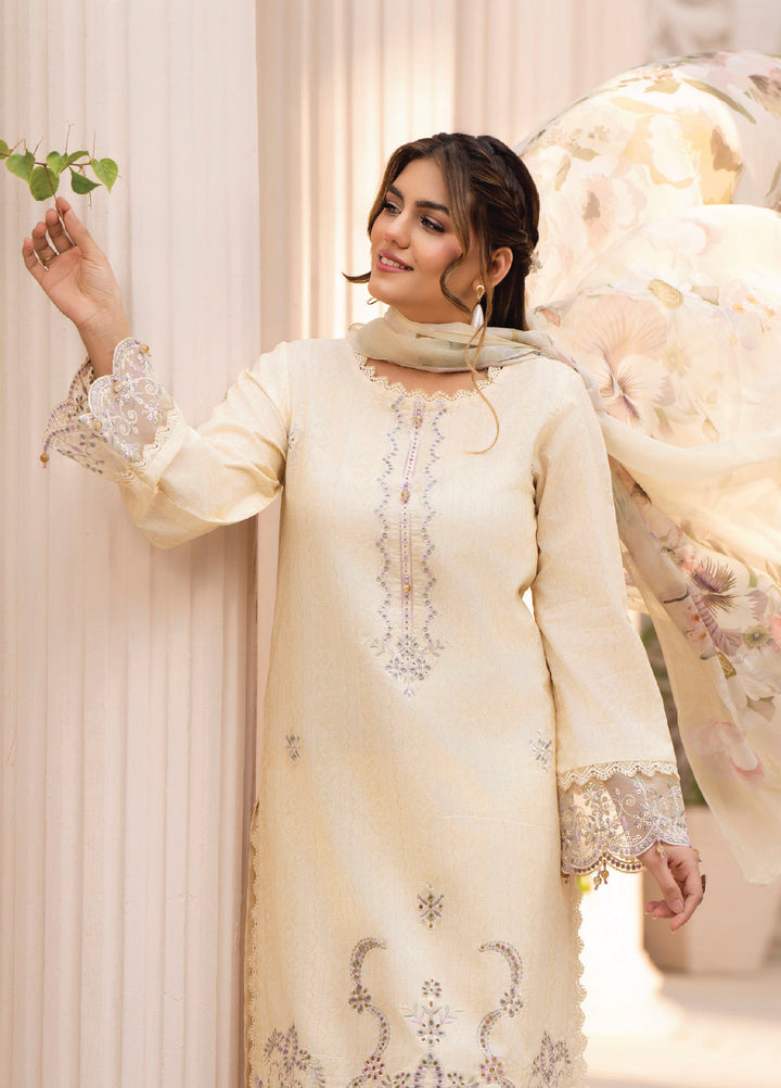 Summer Breeze by Humdum Unstitched Embroidered Lawn 3 Piece Suit HB26USB D-09 - Summer Collection