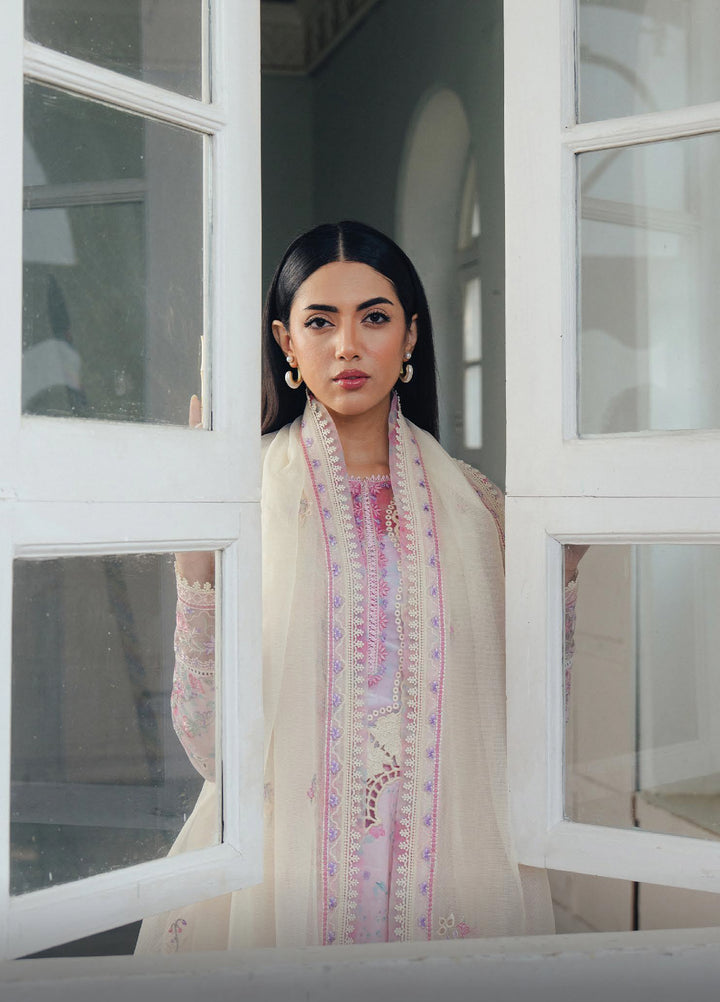 Daybreak by Afrozeh Unstitched Printkari Embroidered Lawn 3 Piece Suit AF26UDB D-1 SKYDUST - Summer Collection