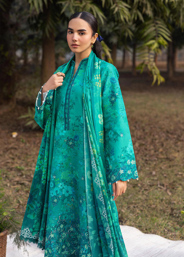 Summer Printkari Exclusive by RajBari Unstitched Embroidered Lawn 3 Piece Suit RB26USP D-04 - Casual Collection