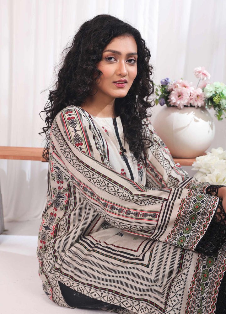 Kamyab Kurti by Rashid Textiles Unstitched Printed Lawn 1 Piece Suit RT26ULK 8751 - Casual Collection