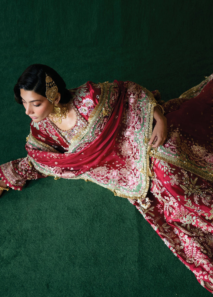 Freeshia by Suffuse Unstitched Shesha Silk Embroidered Suits 3 Piece SSY26UF AFSANAE - Wedding Collection