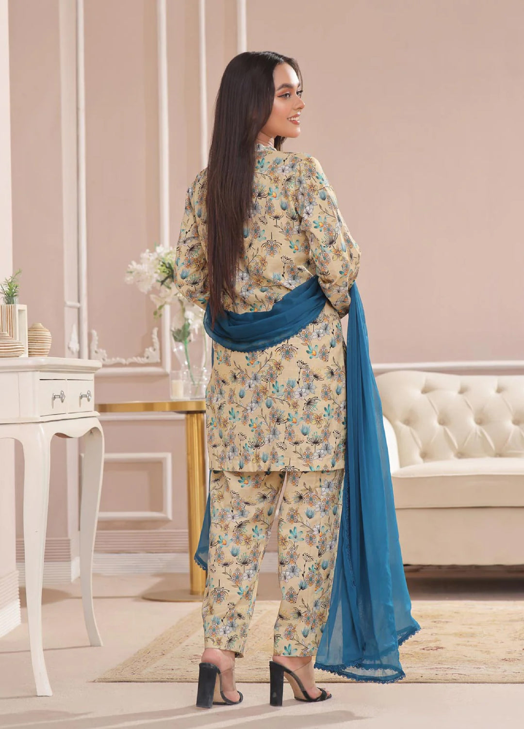 TNG Women Pret Khaddar 3 Piece Suit Shumaal - Winter Collection