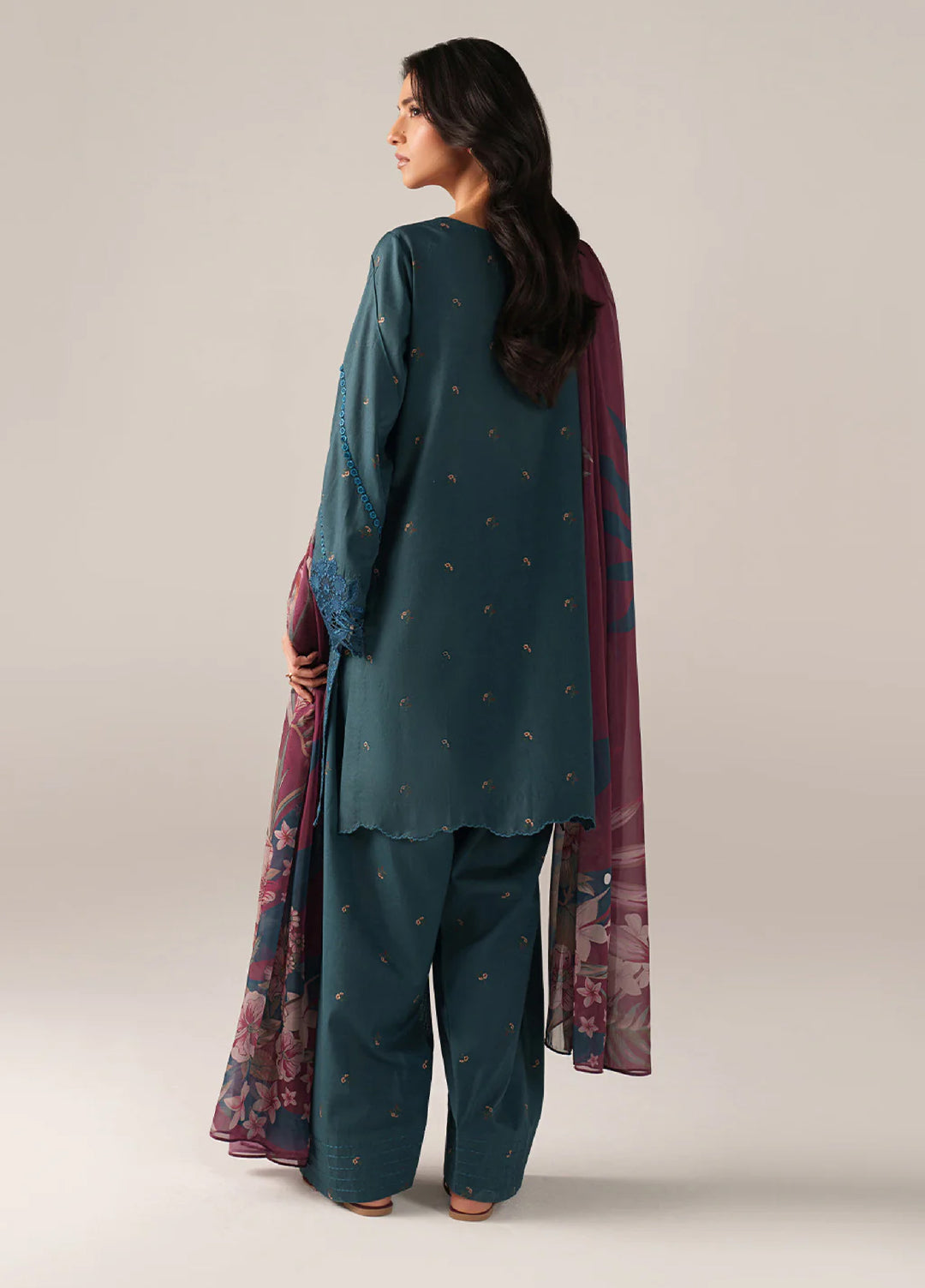 Iznik Unstitched Embroidered Lawn 3 Piece Suit IZ26US SS-10 - Summer Collection