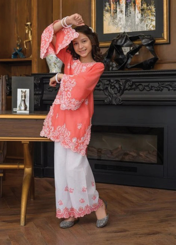 Fresh Birds Kids RTW Embroidered Lawn 2 Piece Suit Mahira-FB-11 - Casual Collection
