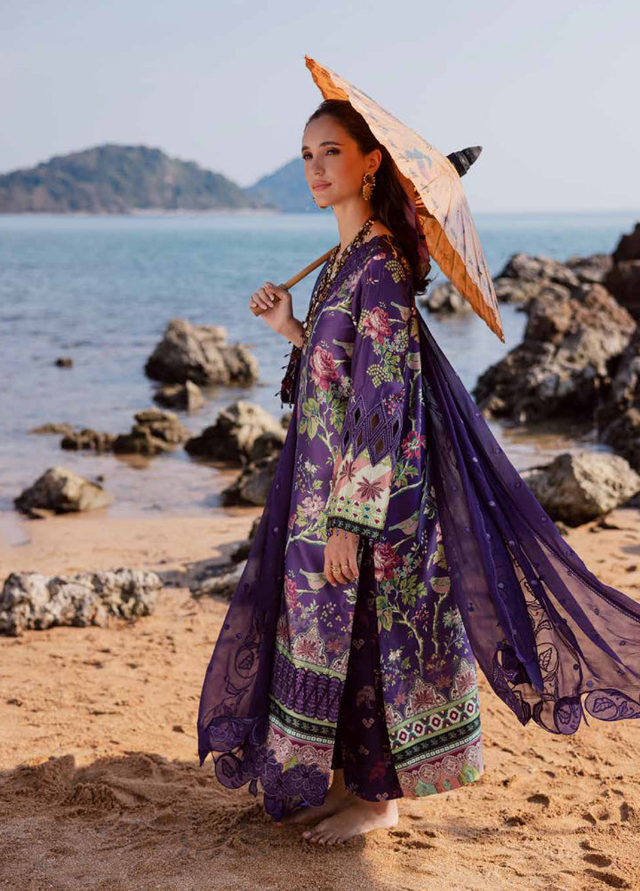 Nureh Unstitched Embroidered Silk 3 Piece Suit NU26US S-25 - Festive Collection