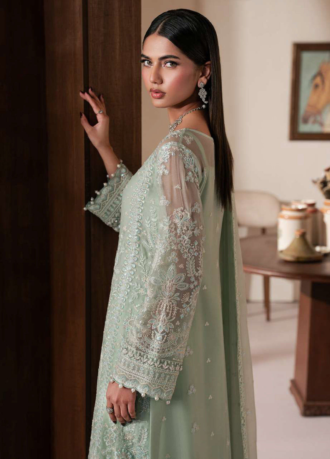 Ayla by Gulaal Unstitched Embroidered Luxury Chiffon 3 Piece Suit GL26ACF D-42 LISSE - Festive Collection