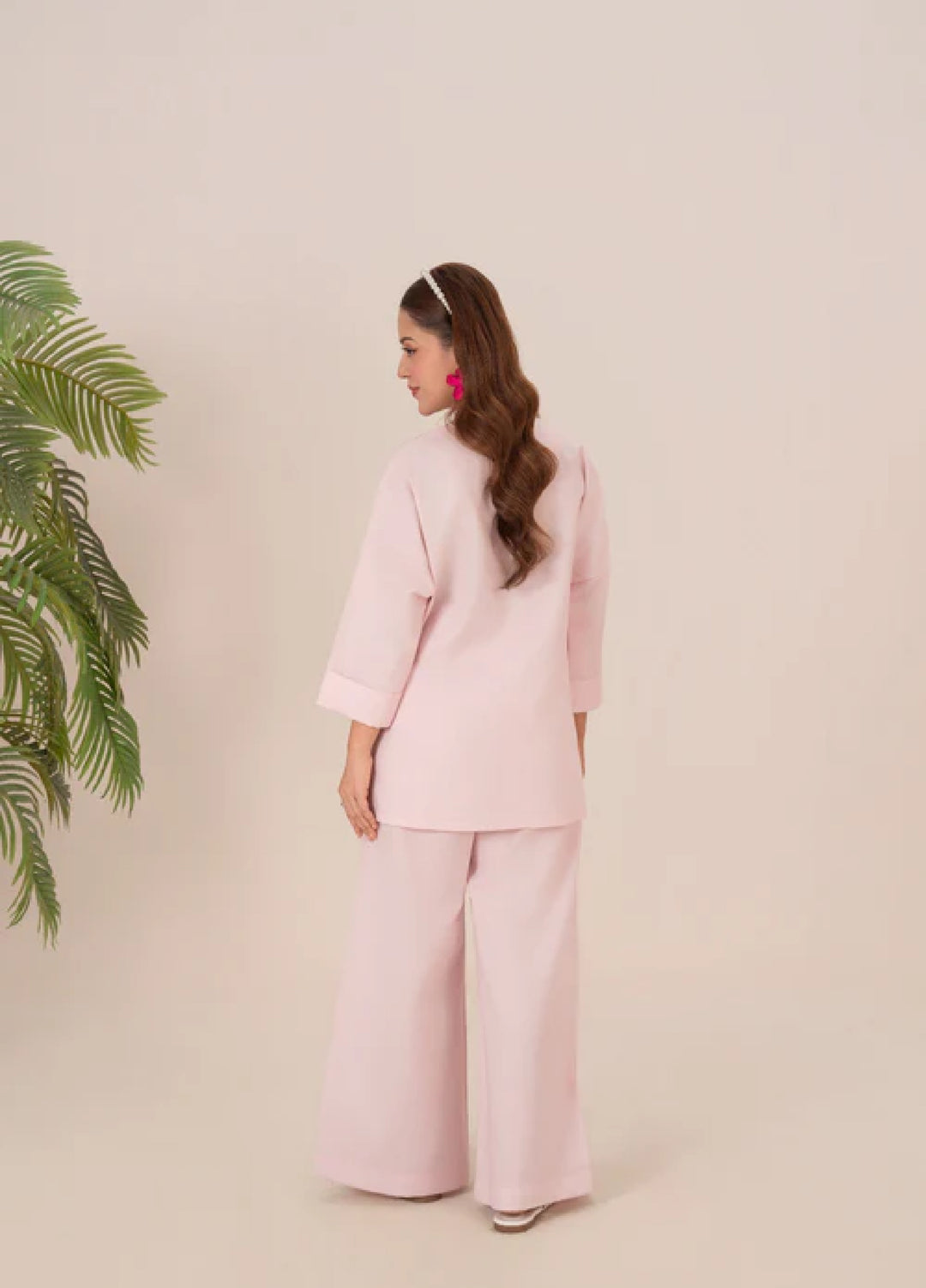 The Basic by Chandan Nagri Women Pret Co Ord Set Lawn Solids 2 Piece Kivo - Summer Collection