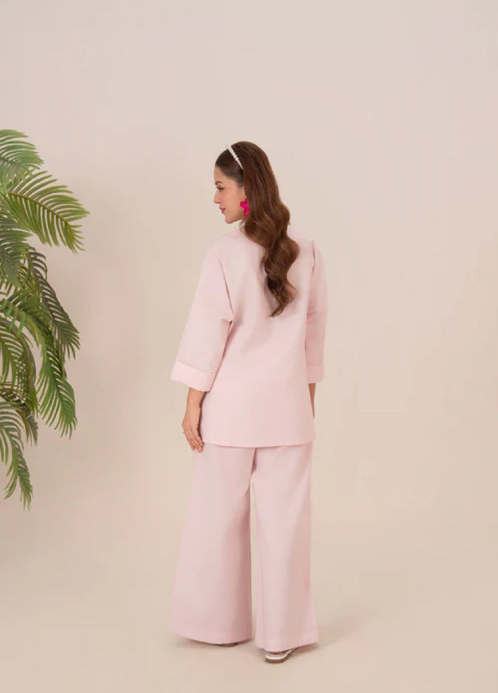 The Basic by Chandan Nagri Women Pret Co Ord Set Lawn Solids 2 Piece Kivo - Summer Collection