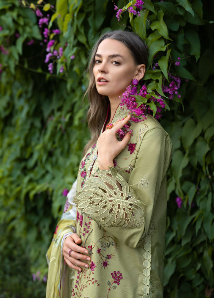 The Secret Garden by Mushq Hemline Unstitched Lawn 3 Piece Suit MU26USG D-14A Wildflower Waltz - Summer Collection