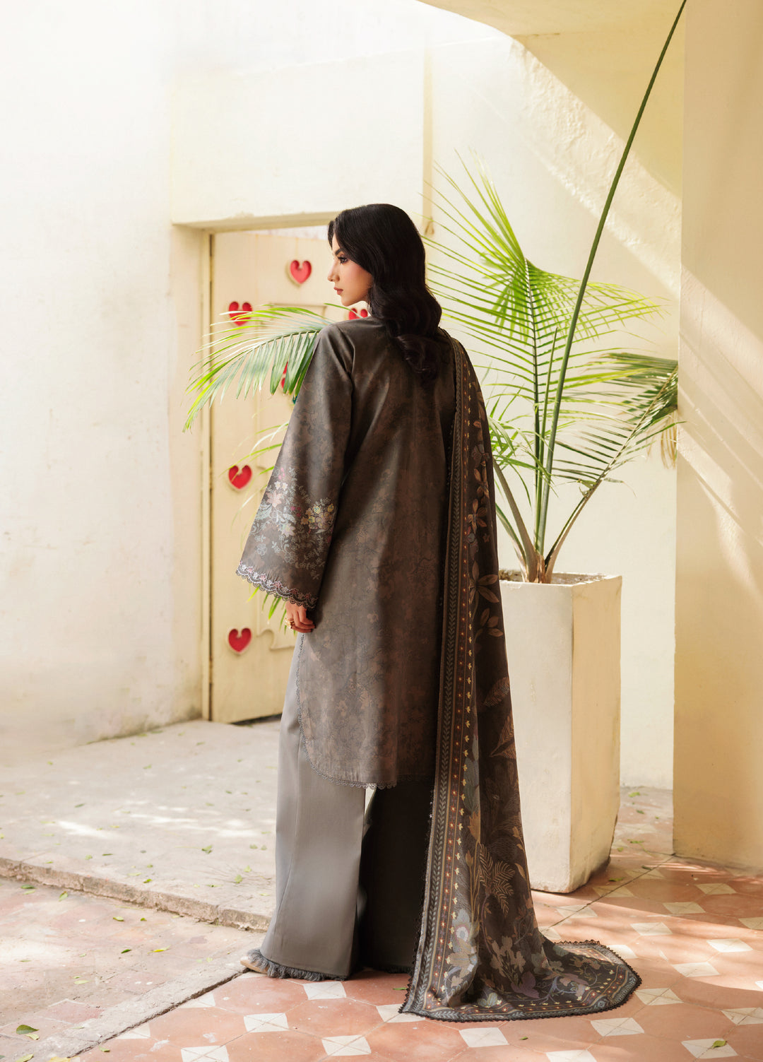 Zync by Florent Whispers Unstitched Embroidered Modal 3 Piece FL25WW FL-1A - Winter Collection