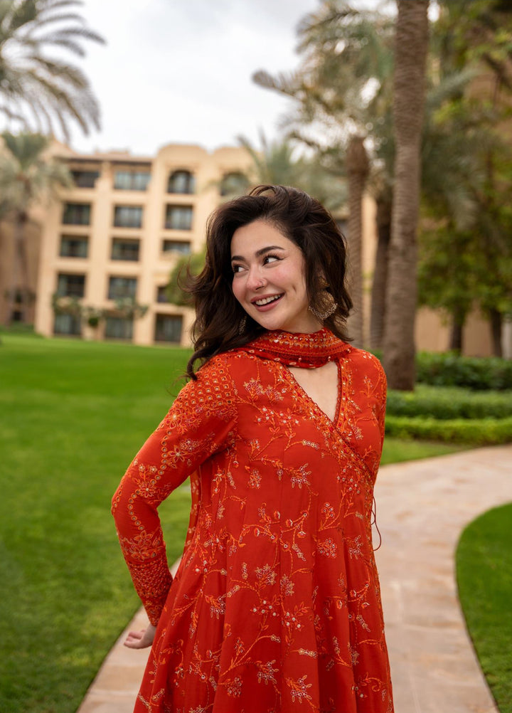 AYA by Faiza Saqlain Unstitched Embroidered Luxury Lawn 3 Piece Suit FS26UAL DENISA - Festive Collection