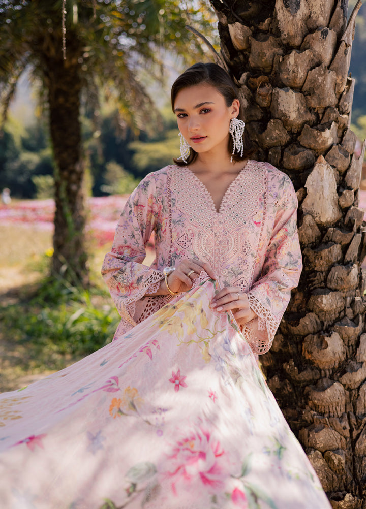 Shezlin by Aabyaan Unstitched Embroidered Chikankari 3 Piece Suit ABY26UCS NAQSH - Eid Collection