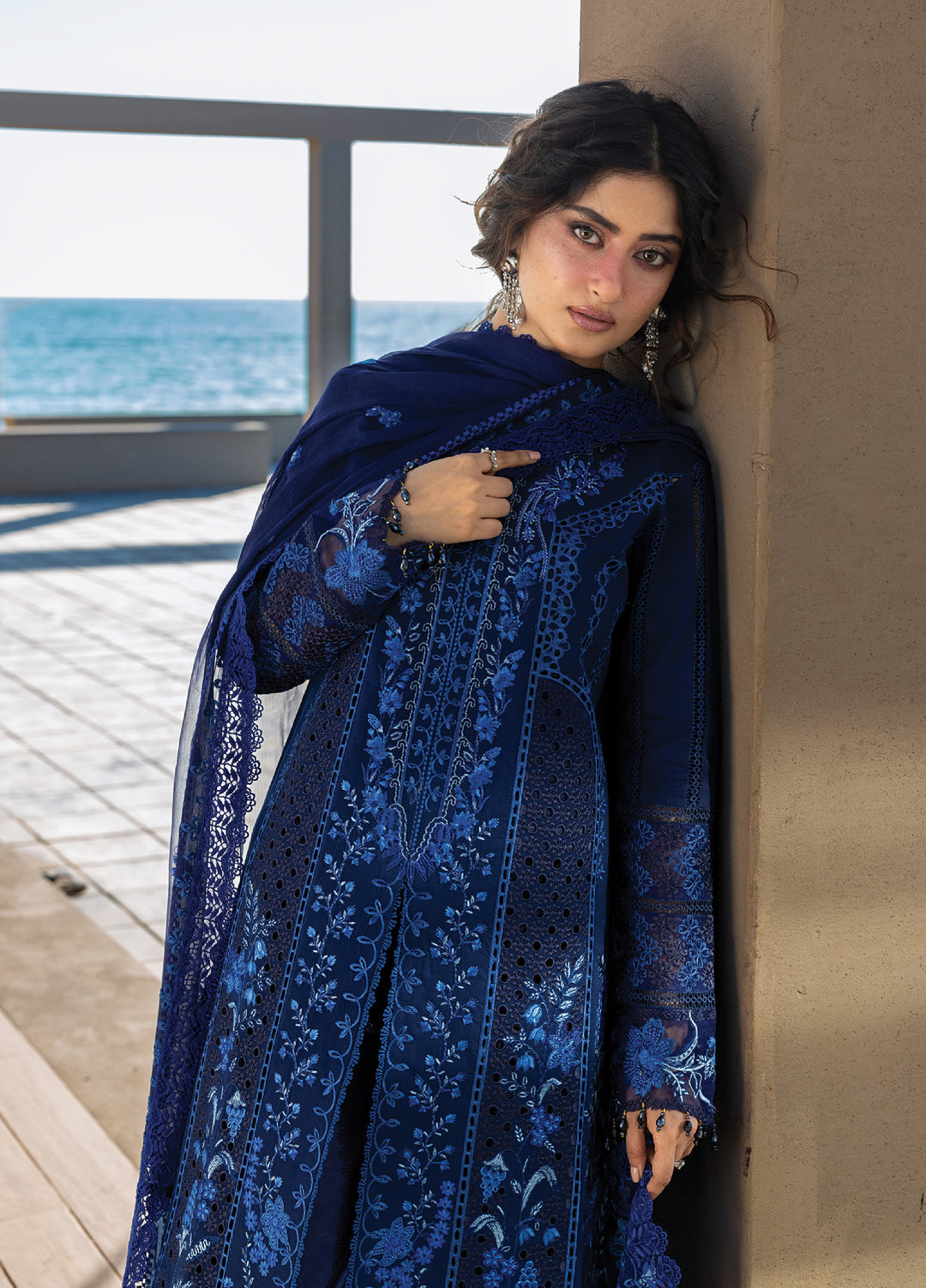 Sirene by Mahnur Unstitched Embroidered Lawn 3 Piece Suit MN26USL S-15 - Summer Collection