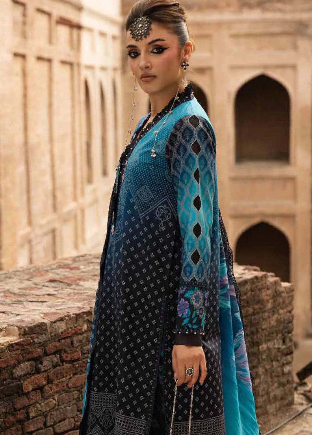 Chunri by Charizma Unstitched Embroidered Lawn 3 Piece Suit CHR26UCL CHN6-04 - Summer Collection