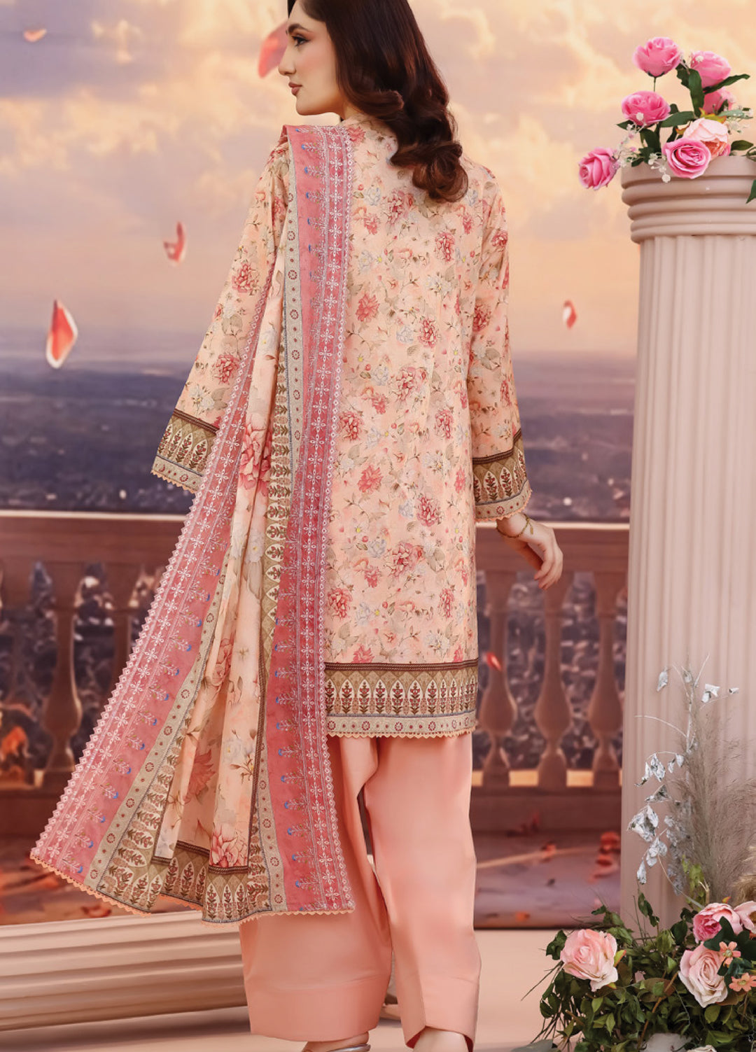 Salina by Regalia Textile Unstitched Cutwork Embroidered Lawn 3 Piece Suit RG26USCL D-6 - Summer Collection