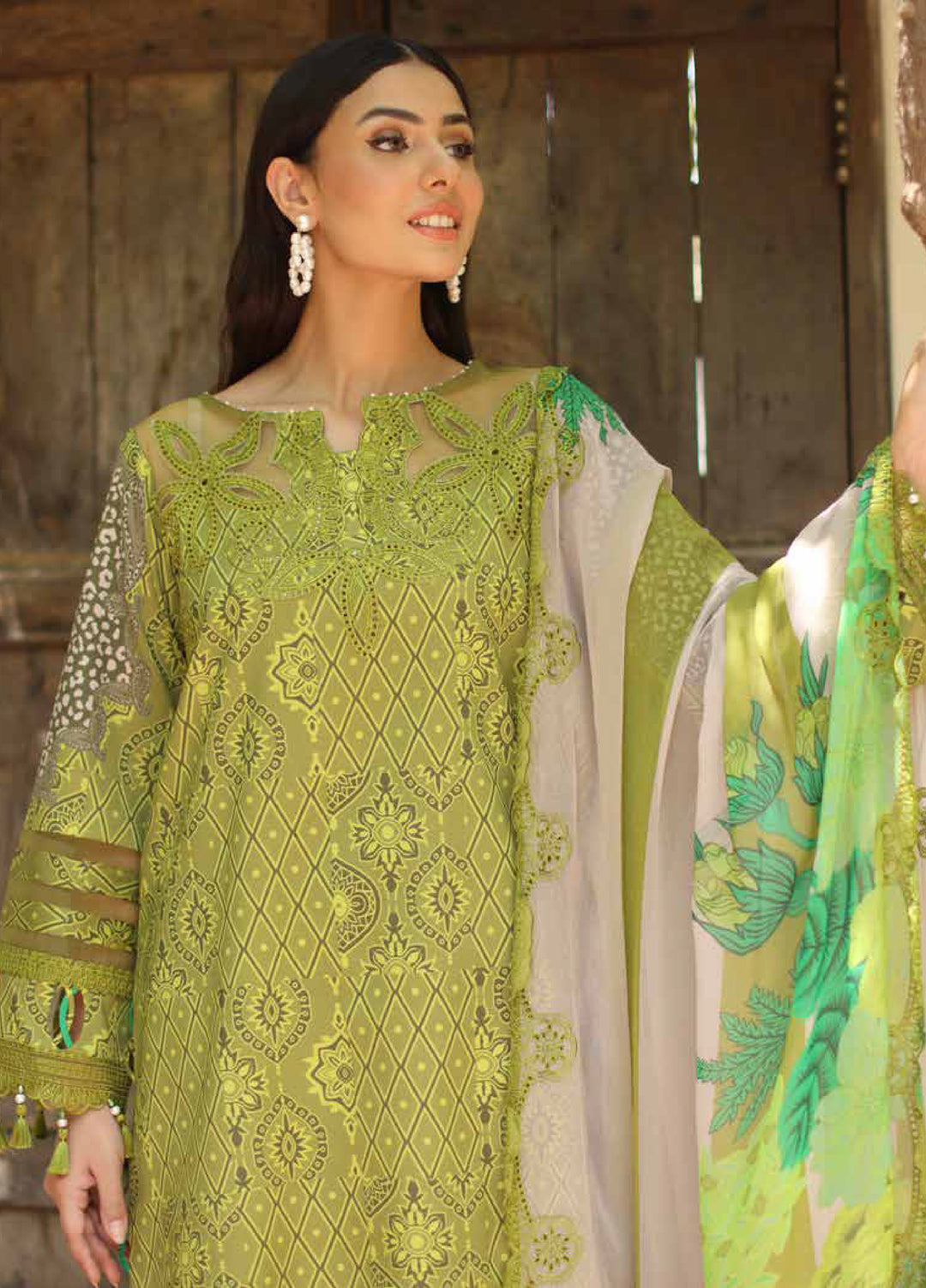 Aniiq by Charizma Unstitched Embroidered Lawn 3 Piece Suit CHR26UAL AN6-08 - Summer Collection
