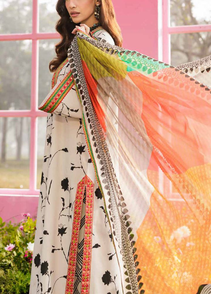 Rang e Bahar by Charizma Unstitched Embroidered Lawn 3 Piece Suit CHR26URB CRB6-02 - Summer Collection