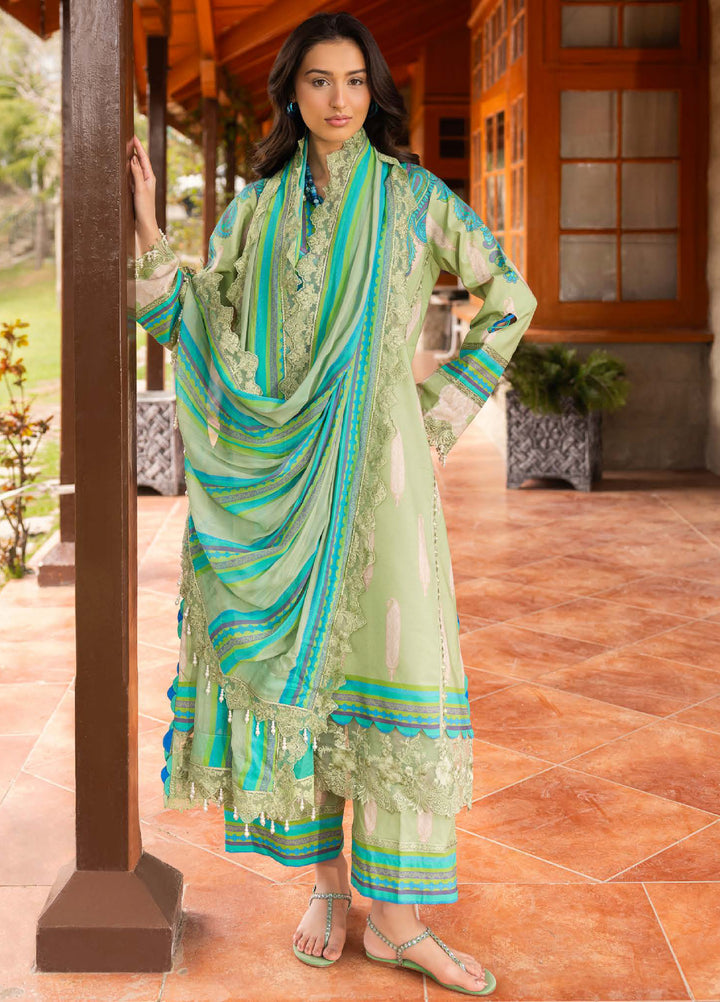 Rang e Bahar by Charizma Unstitched Embroidered Lawn 3 Piece Suit CHR26ULR CRB6-13 - Summer Collection