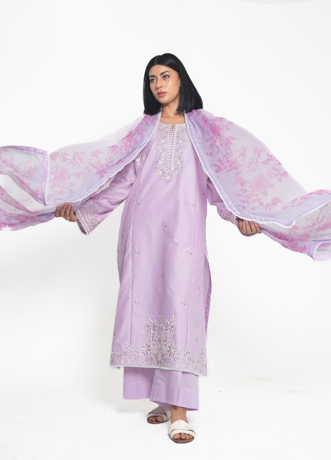 Zyna RTW Embroidered Lawn 3 Piece Suit ZY26ULS Ziva - Summer Collection