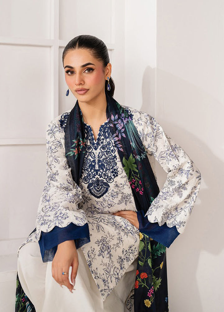 Namah by Xenia Formals Unstitched Embroidered Lawn 3 Piece Suit XF26ULN Kyma 04 - Festive Collection
