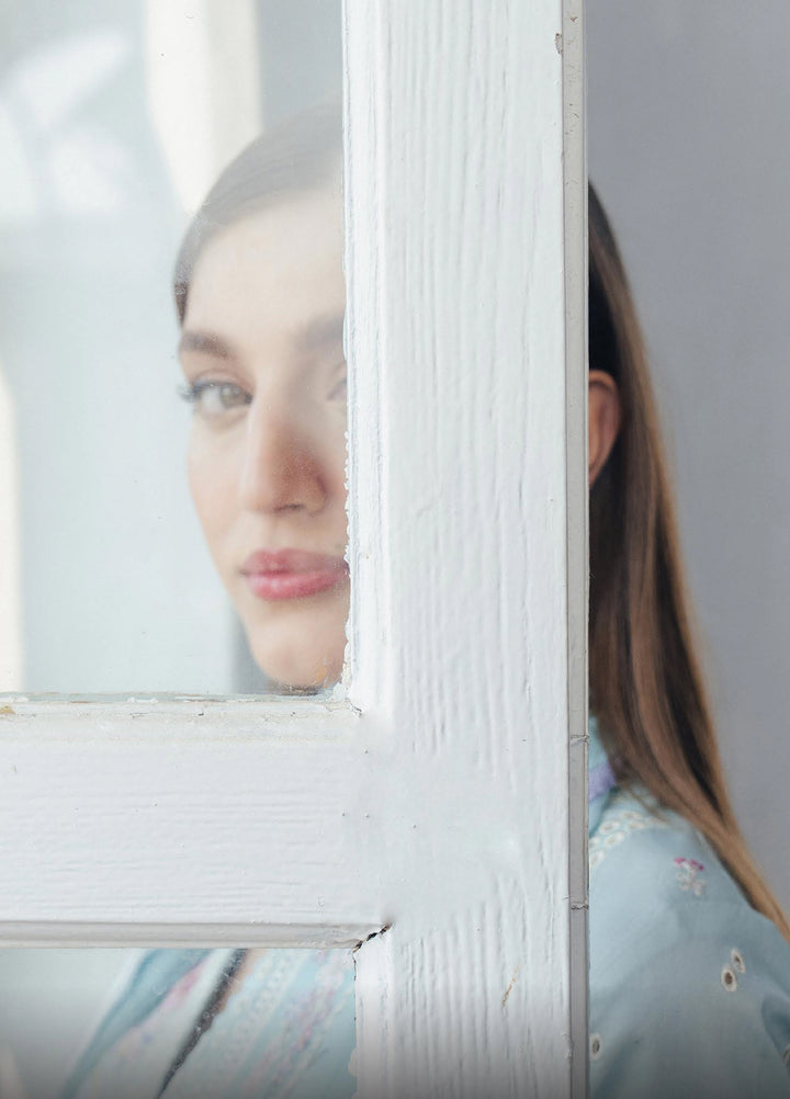 Daybreak by Afrozeh Unstitched Printkari Embroidered Lawn 3 Piece Suit AF26UDB D-2 DAWNFALL - Summer Collection