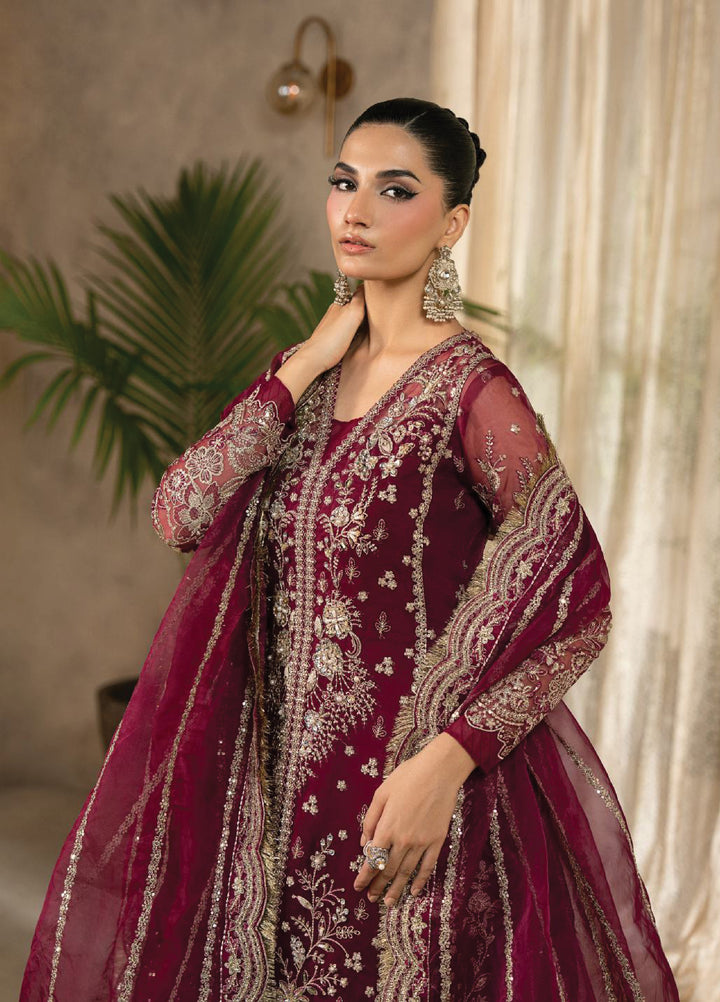 Azira by Gulaal Unstitched Luxury Embroidered Organza 3 peice GL25AF LFU-06 Amisra - Formals Collection