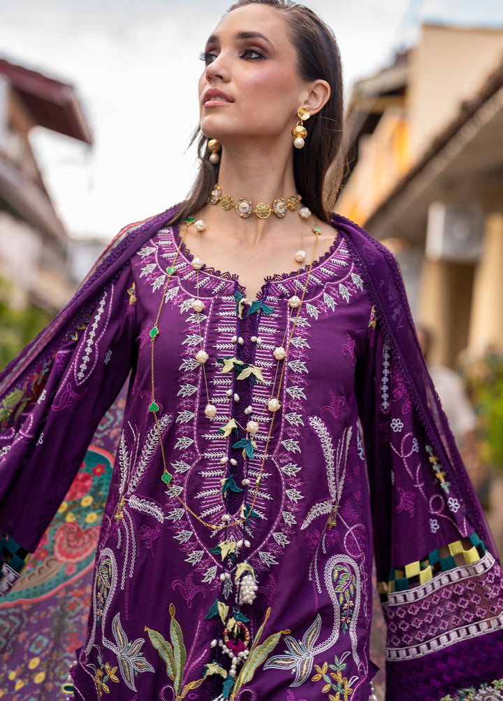 Neroli By Annus Abrar Unstitched Embroidered Lawn 3 Piece Suit ABR26UNL 08 Zoila - Festive Collection