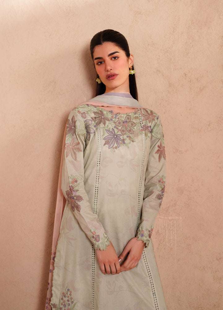 Iznik Unstitched Embroidered Lawn 3 Piece Suit IZ26ULE EL-09 - Eid Collection