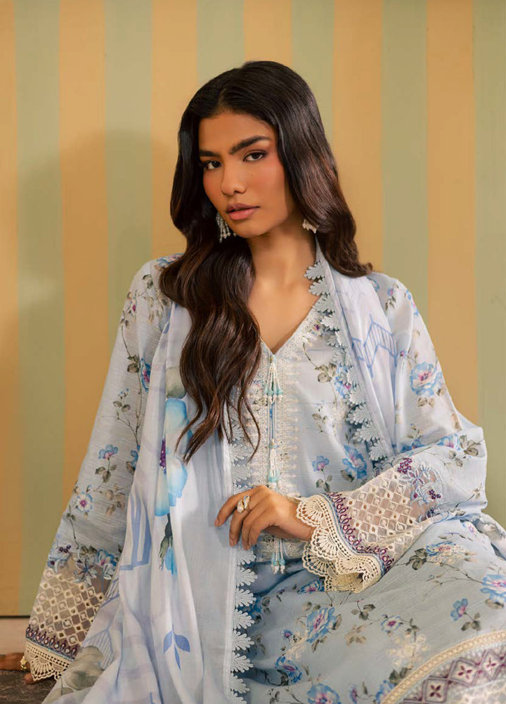 Daria by Riaz Arts Unstitched Embroidered Lawn 3 Piece Suit DA26UCT DA-62 - Summer Collection